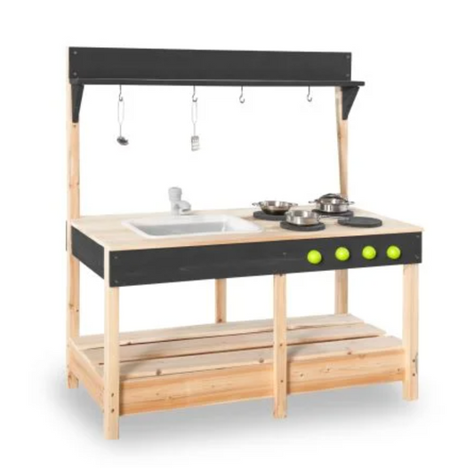 Classic Outdoor Mud Kitchen with Chalkboard