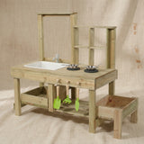 Luckids Premium Play Kitchen - Natural