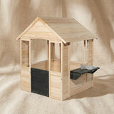 Luckids Wooden Playhouse - Natural