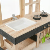 Luckids Premium Play Kitchen - Black