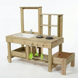 Luckids Premium Play Kitchen - Natural