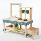 Luckids Premium Play Kitchen - Blue