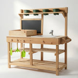 Luckids Premium Potting Bench - Natural