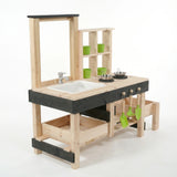 Luckids Premium Play Kitchen - Black