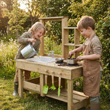 Luckids Premium Play Kitchen - Natural